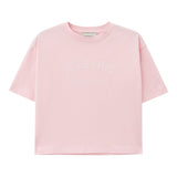 Iceberg T-Shirt Girocollo Tinta Unita con Stampa per Bambina TSICE5150JX ROSA ICEBERG 