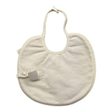 Ninnaoh Bavetta Tinta Unita con Applicazione per Neonata I17122 GRIGIO NINNAOH 