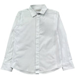 Paolo Pecora Camicia Manica Lunga Tinta Unita per Bambino PP2126 BIANCO PAOLO PECORA 