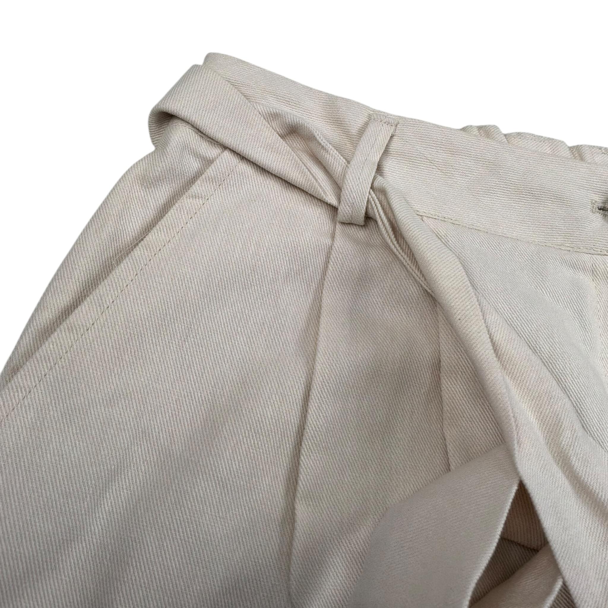 Manila Grace Short Tinta Unira con Cinturino per Bambina MG2615 BEIGE MANILA GRACE 