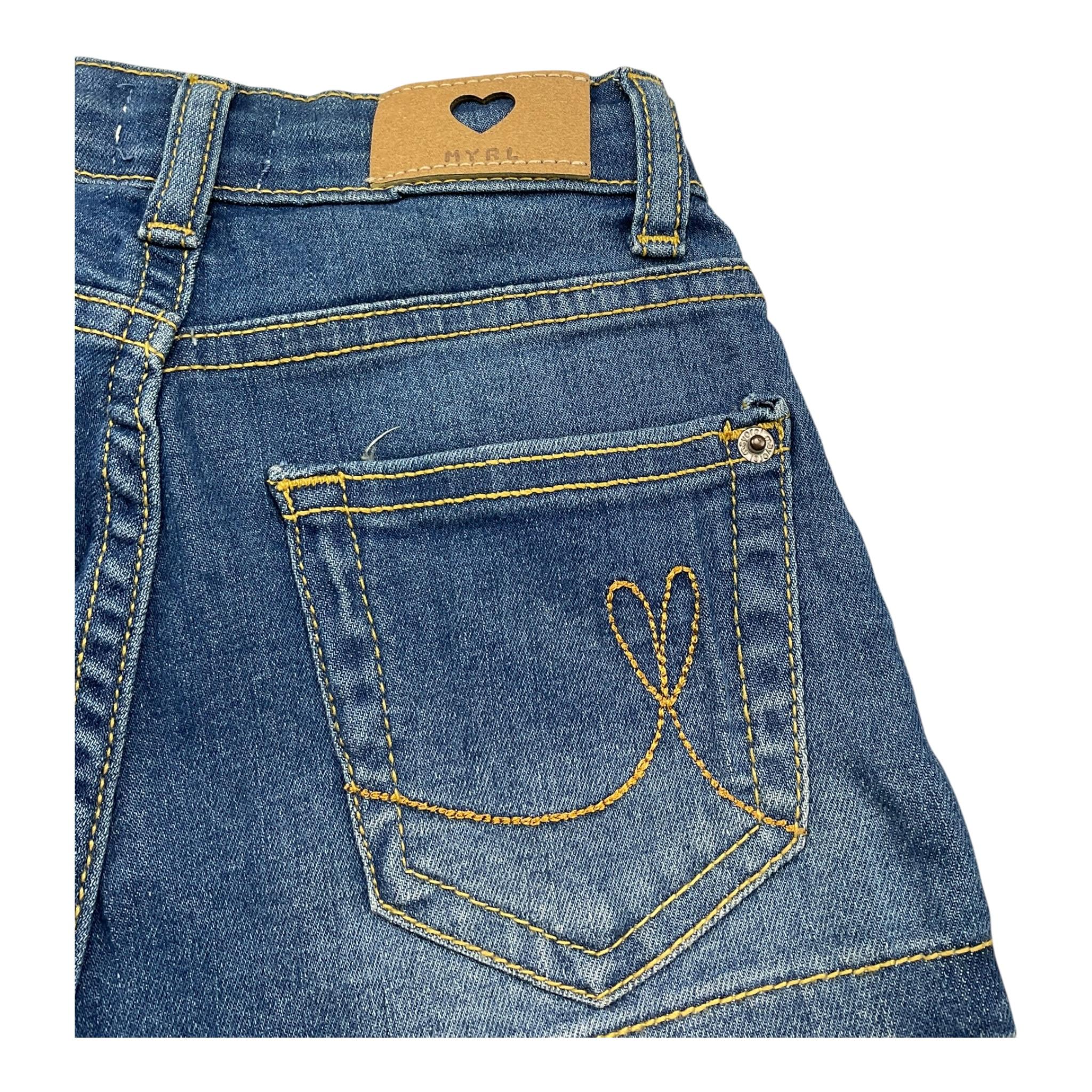 Mayoral Short In Denim Tinta Unita con Girovita Regolabile per Neonata 236 BLU MAYORAL 