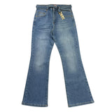 Pinko Jeans Unifarben Flared Modell Hellblau Für Mädchen