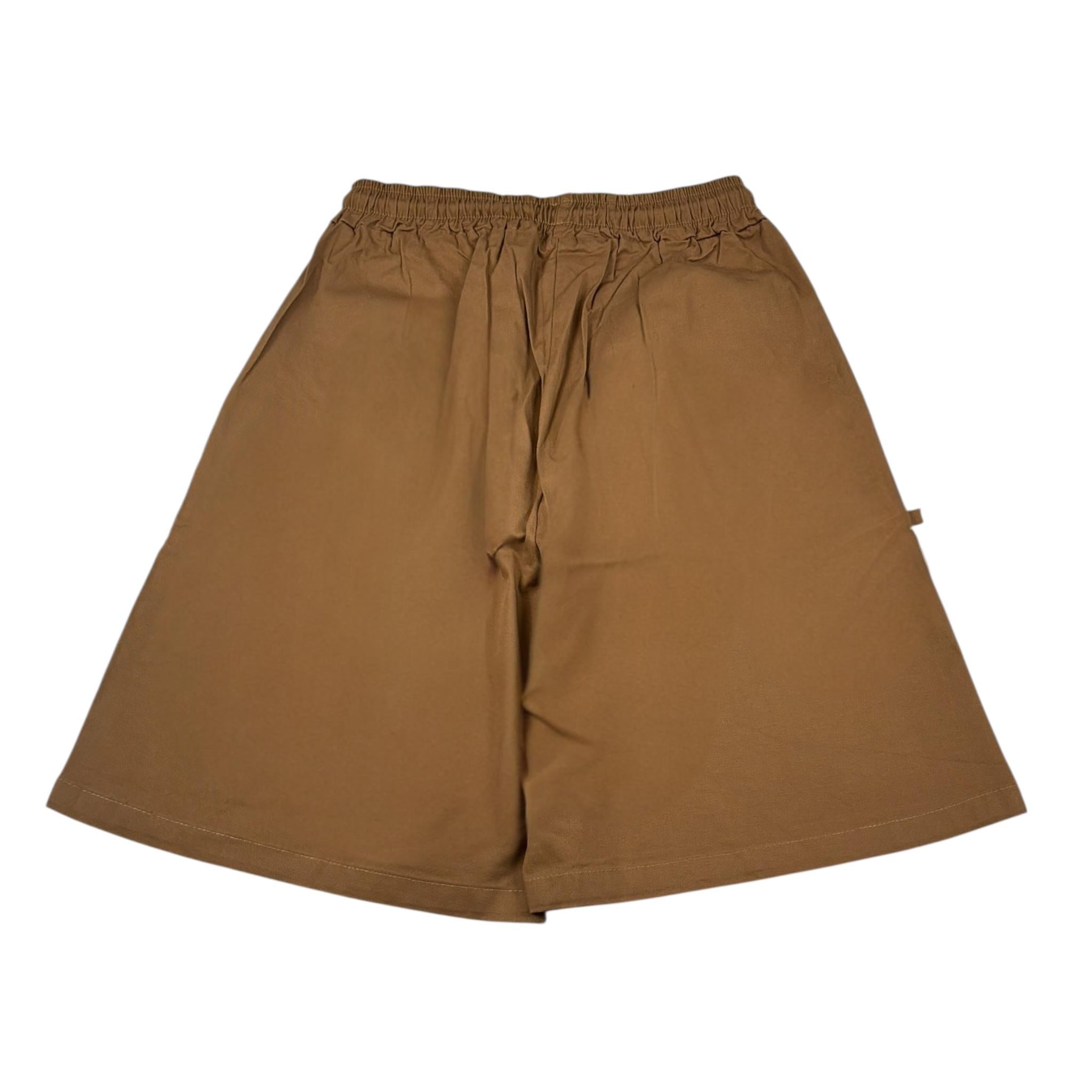 F&A Bermuda tinta unita con Elastico In Vita Marrone per Bambino RURU MARRONE F&A 