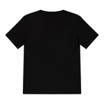Calvin Klein T-Shirt Girocollo Tinta Unita con Logo per Bambino IU0IU00678X NERO CALVIN KLEIN 