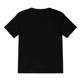 Calvin Klein T-Shirt Girocollo Tinta Unita con Logo per Bambino IU0IU00678X NERO CALVIN KLEIN 