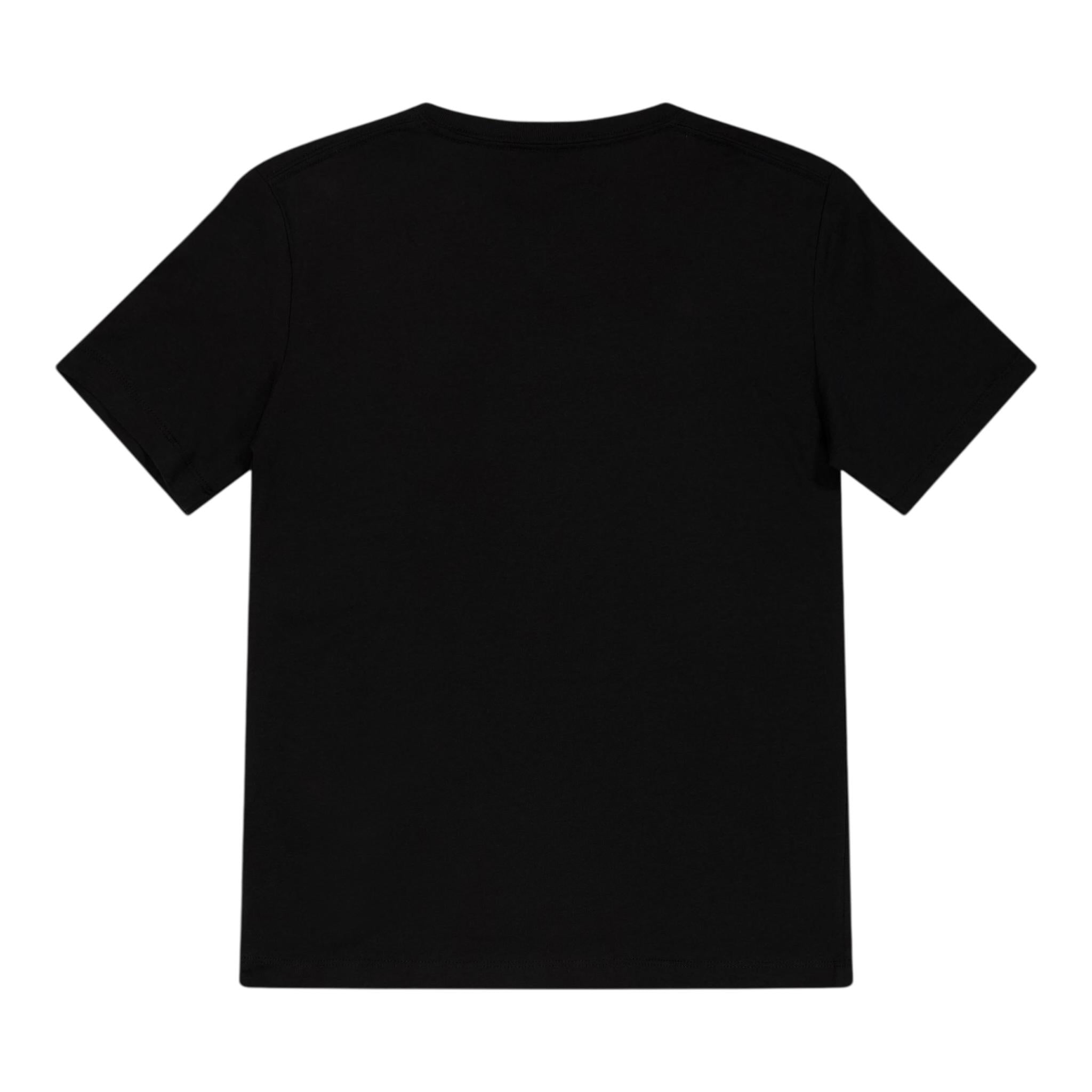 Calvin Klein T-Shirt Girocollo Tinta Unita con Logo per Bambino IU0IU00678X NERO CALVIN KLEIN 