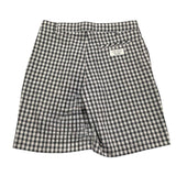 Kenzo Bermuda Einfarbig Karomuster Verstellbare Taille Schwarz Für Baby