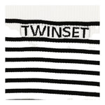 TWINSET maglia bicolore con fantasia a righe Bianco/nero per Bambina 242GJ3030 BIANCO/NERO TWINSET 