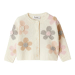 IL GUFO maglia girocollo tinta unita con ricami Panna per Bambina A24GF2438EM220 PANNA IL GUFO 