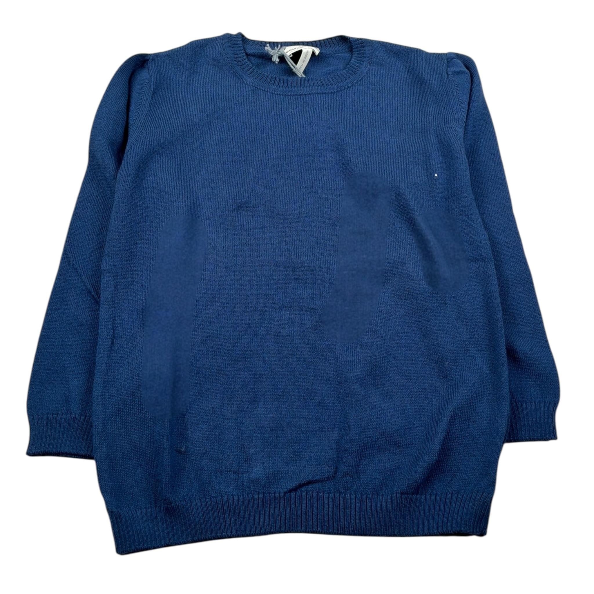 Magnificio di Verona Maglia Girocollo tinta unita Blu per Bambino 015124 BLU MAGNIFICIO DI VERONA 