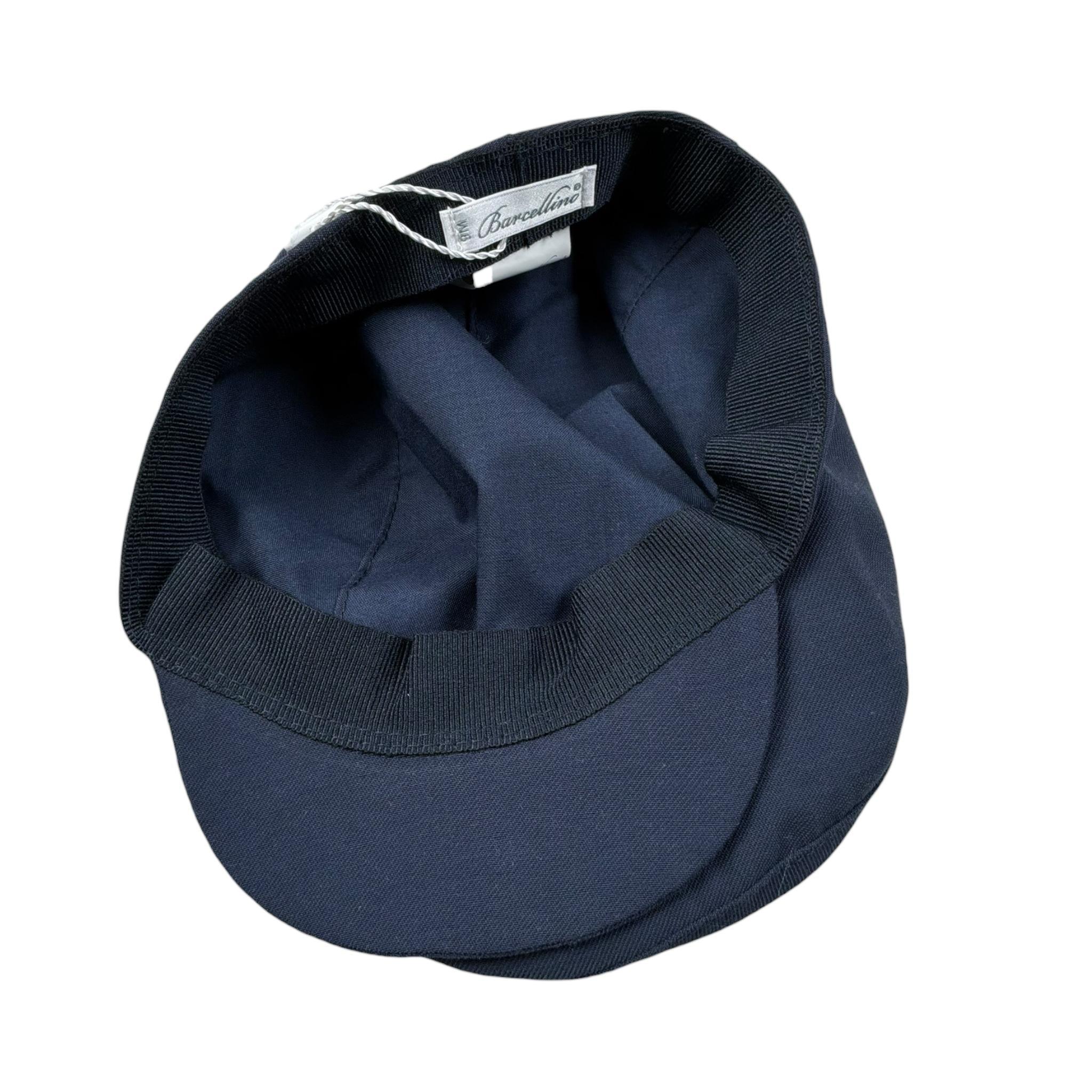 Barcellino Cappello Tinta Unita per Neonato 120738 BLU BARCELLINO 