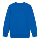 MOSCHINO felpa tinta unita gircollo con stampa Blu per Bambino H8F05RX BLU MOSCHINO 