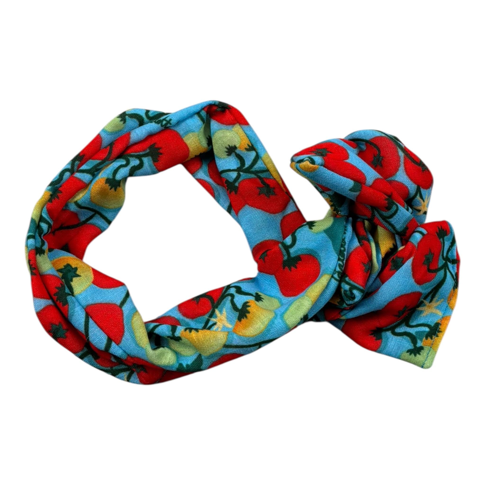 Carlotta Vindice Completo 2 Pezzi Top-Pantalone E Bandana Blu per Neonata SCPTT4 BLU CARLOTTA VINDICE 