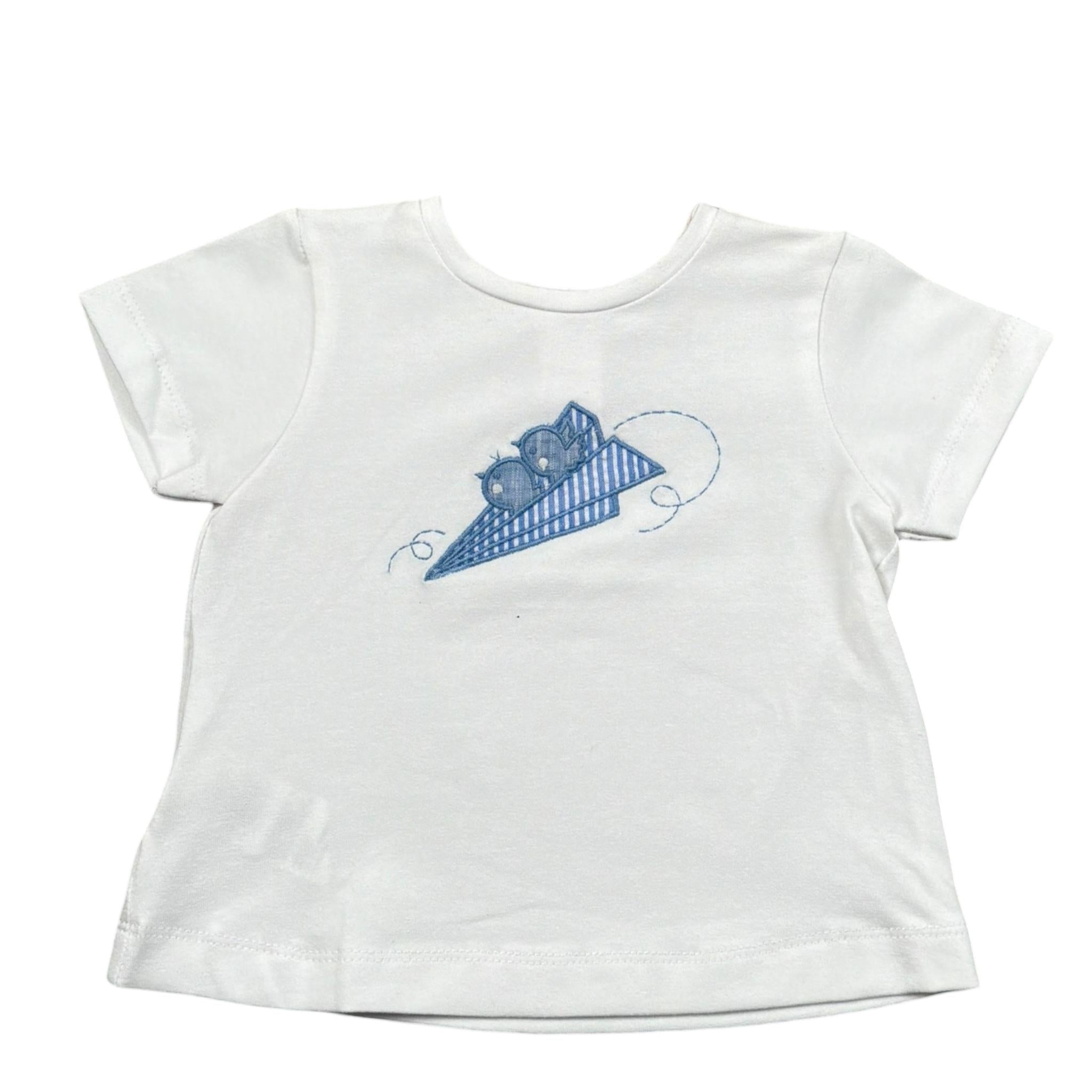 Malvi & Co T-Shirt Girocollo tinta unita con Stampa Bianco per Neonato S25N139CAJJ BIANCO MALVI & CO 
