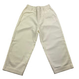 Dondup Einfarbige Hose mit elastischem Bund in Creme für Jungen
