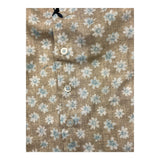 Emanuel Pris Langarmshirt Einfarbig Blumenmuster Beige für Baby