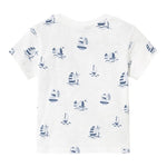 Mayoral T-Shirt Tinta Unita con Stampa per Bambino 10588 BIANCO MAYORAL 