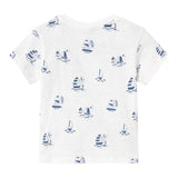 Mayoral T-Shirt Tinta Unita con Stampa per Bambino 10588 BIANCO MAYORAL 