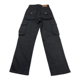 MANILA GRACE pantalone tinta unita modello cargo Nero per Bambina MFJF24P189 NERO MANILA GRACE 