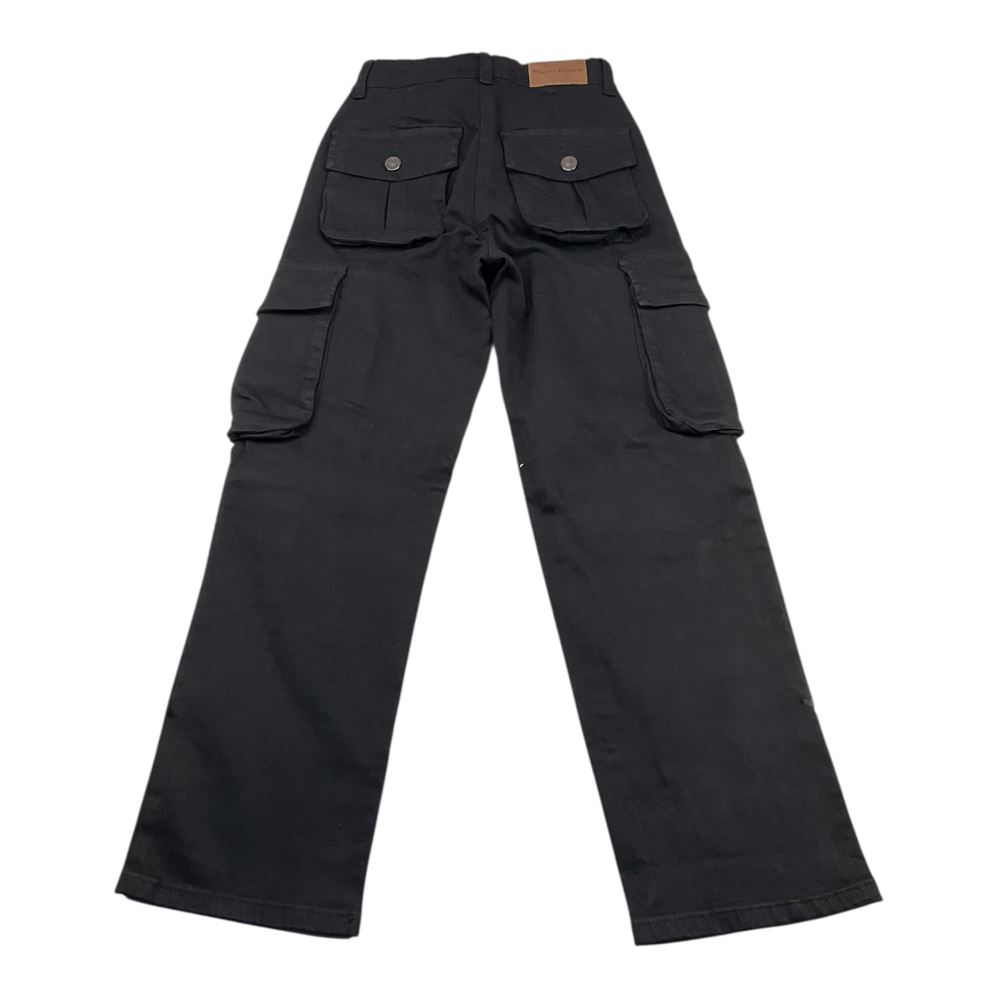 MANILA GRACE pantalone tinta unita modello cargo Nero per Bambina MFJF24P189 NERO MANILA GRACE 