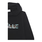 GAELLE felpa chiusa con cappuccio tinta unita cn stampa in contrasto Nero per Bambina 2741F00391 NERO GAELLE 