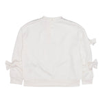 Elisabetta Franchi Felpa Tinta Unita con Fiocchi per Bambina EGFE049 PANNA ELISABETTA FRANCHI 