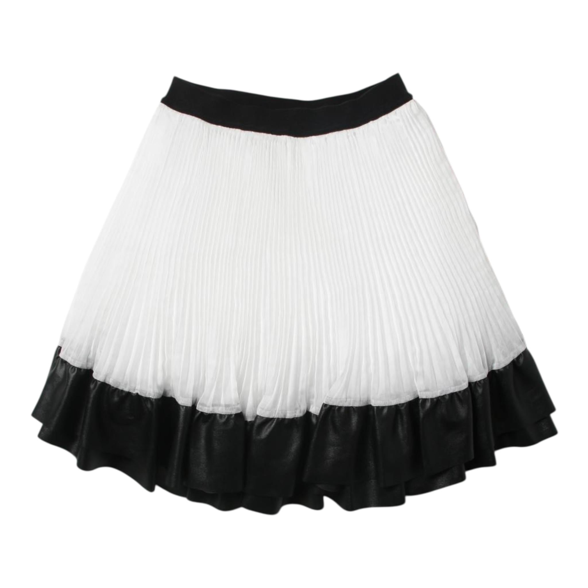 Twinset Gonna Tinta Unita con Elastico In Vita per Bambina 221GJ2QAC BIANCO TWINSET 