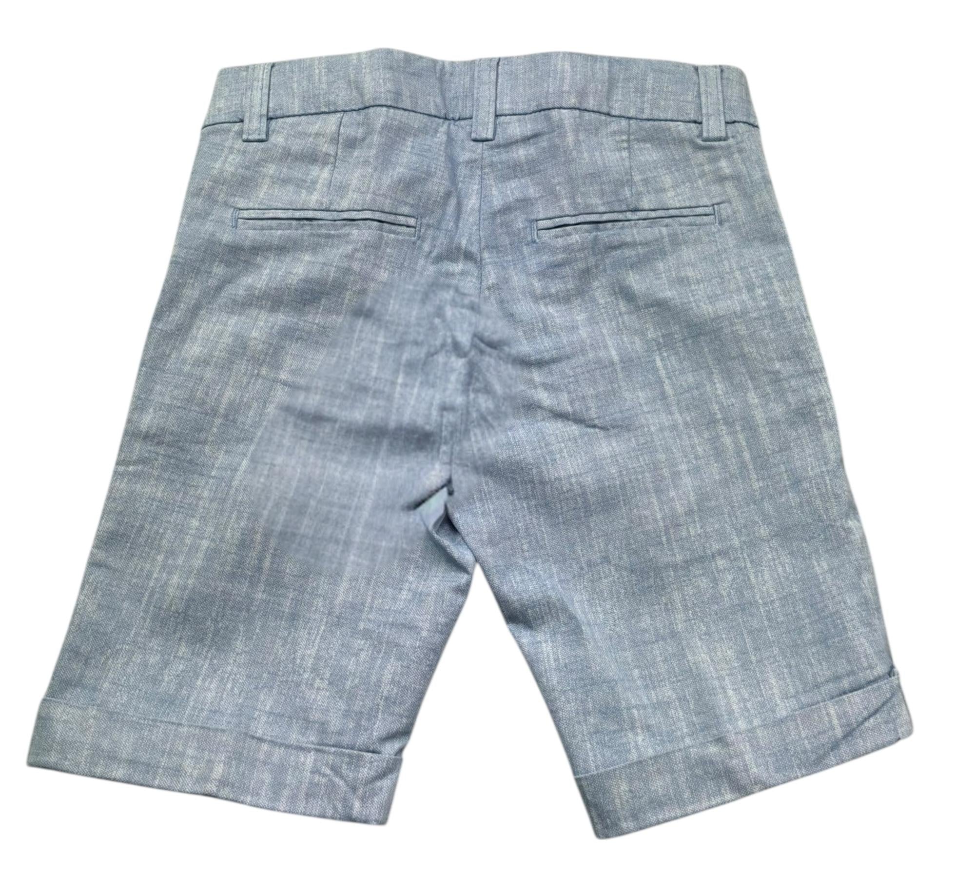 Manuel & Frank Bermuda Tinta Unita con Girovita Regolabile per Bambino MF2257B AZZURRO MANUEL & FRANK 