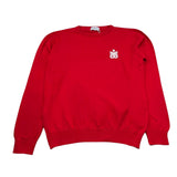 Bikkembergs Maglia Girocollo Tinta Unita con Logo per Bambino BK1606 ROSSO BiKKEMBERGS 