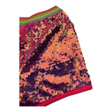 Billieblush – Einfarbige Shorts mit fuchsiafarbenen Pailletten für Mädchen