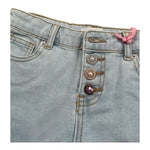 Vicolo Short In Denim Tinta Unita con Girovita Regolabile per Bambina 3146SD00241 AZZURRO VICOLO 