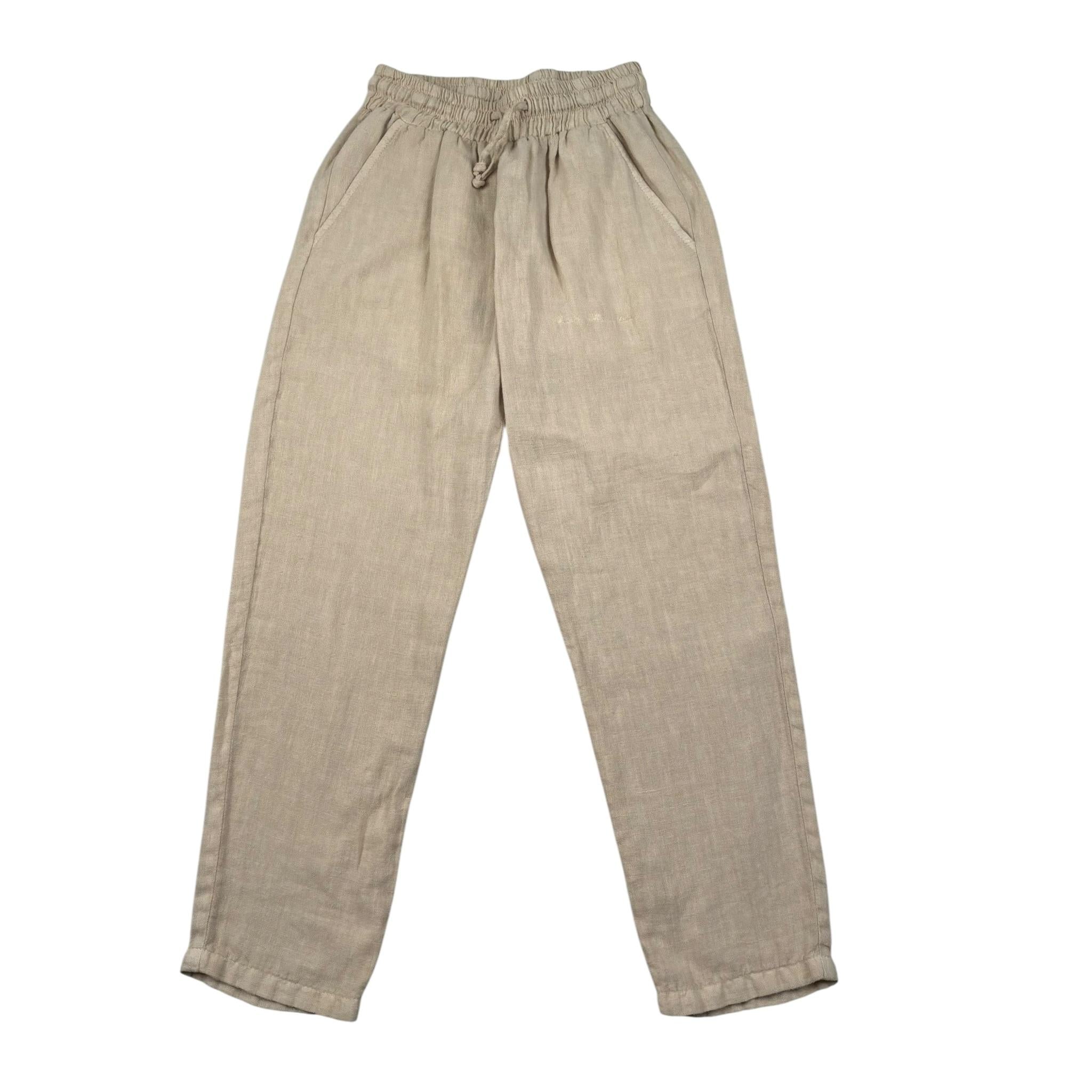 Daniele Alessandrini Pantalone Tinta Unita con Elastico In Vita per Bambino 1235P1286 BEIGE DANIELE ALESSANDRINI 