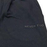 NEVER TOO pantalone modello tuta tinta unita Nero per Bambino NT2082R NERO NEVER TOO 