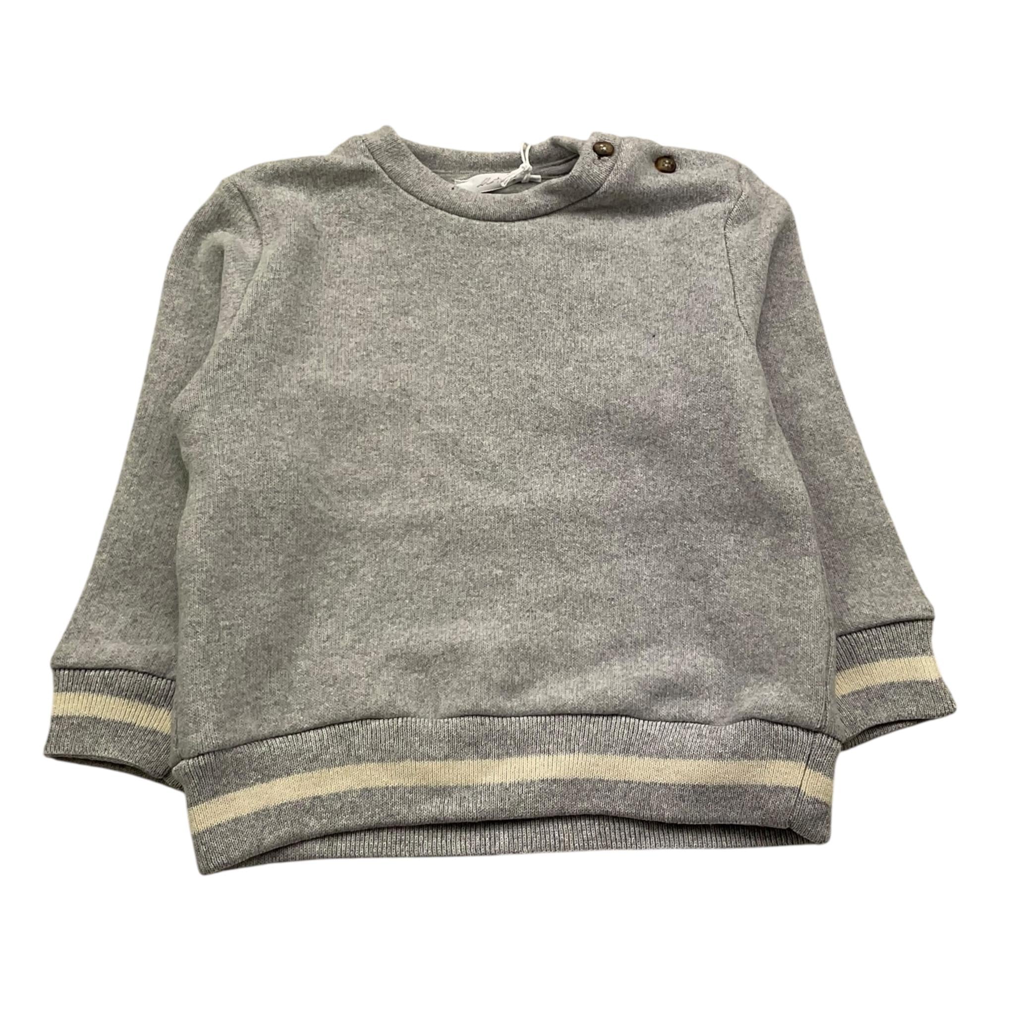 M+E' maglia girocollo tinta unita Grigio per Neonato UEM0178 GRIGIO M+E' 