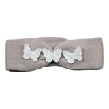 Baby Lord Fascia Capelli tinta unita con Applicazioni Beige per Neonata CO773 BEIGE BABY LORD 