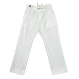 Paolo Pecora Pantalone Tinta Unita con Elastico In Vita per Bambino PP3934 BIANCO PAOLO PECORA 