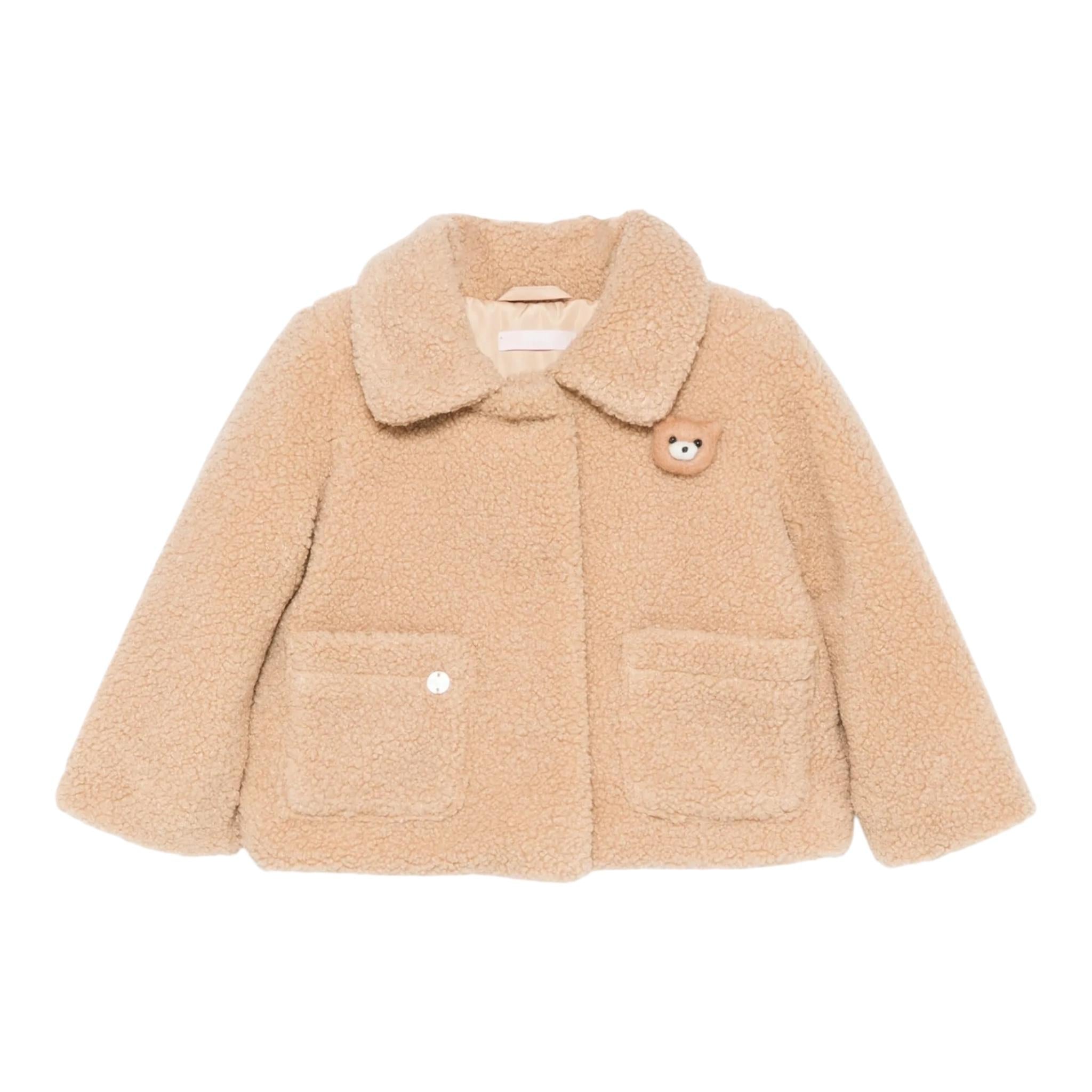 LIU JO cappotto tinta unita con cappuccio Beige per Neonata HF4028XX BEIGE LIU JO 