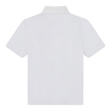 Timberland Polo Mezza Manica Tinta Unita con Logo per Bambino T60258 BIANCO TIMBERLAND 