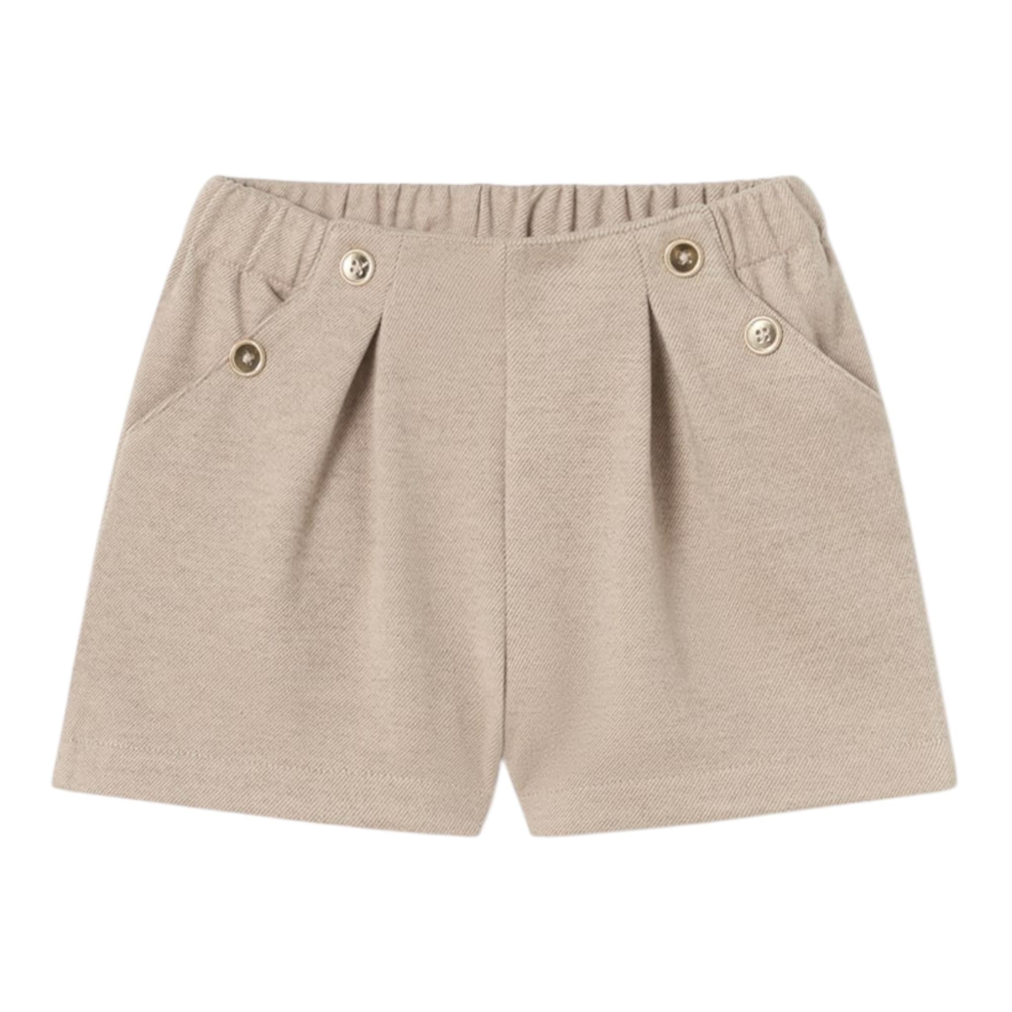 MAYORAL short tinta unita con elastico in contrasto Beige per Neonata 2252 BEIGE MAYORAL 