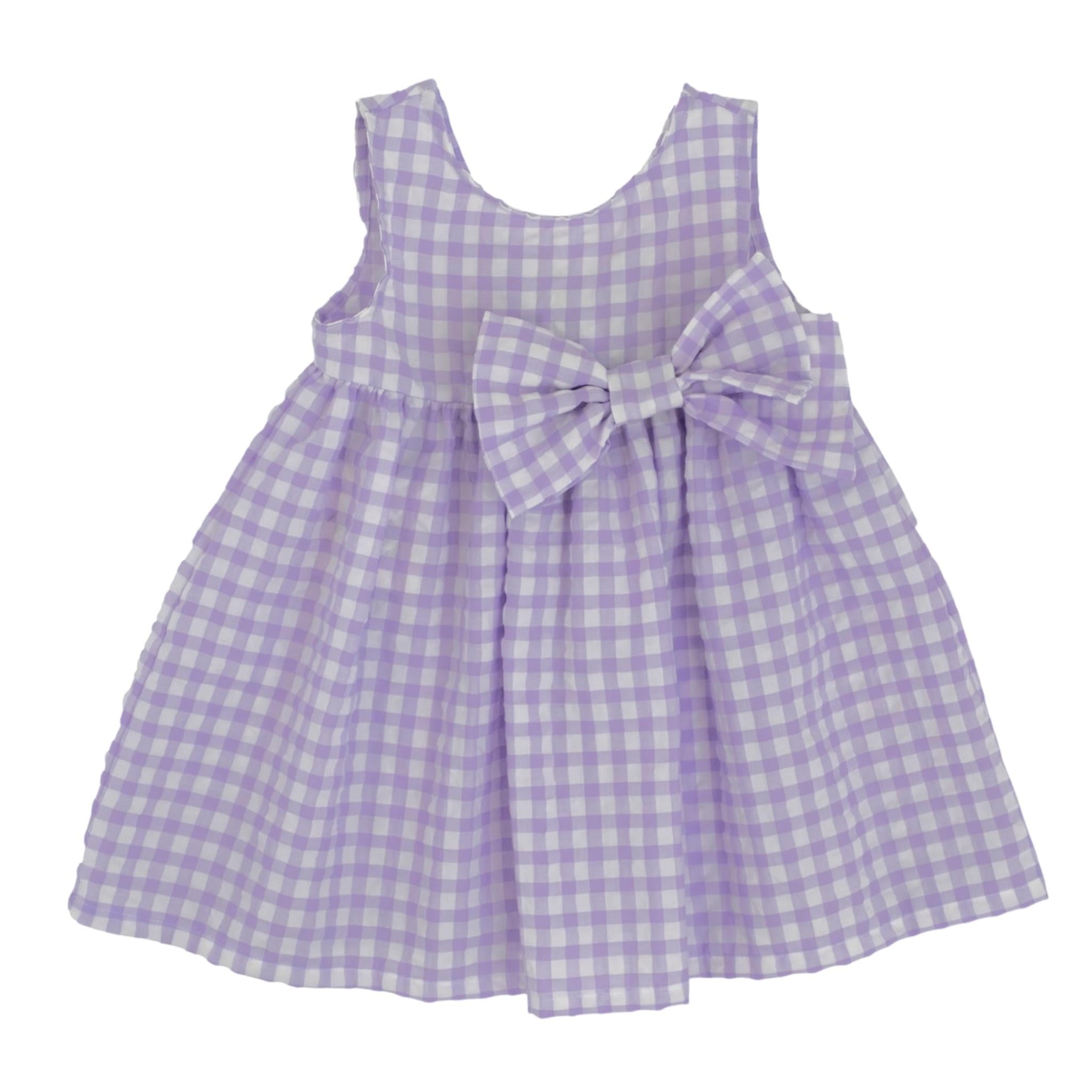 Magil Top Bicolore con Fantasia A Quadri per Bambina HN21119 BIANCO/LILLA MAGIL 