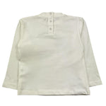 M+E' shirt girocollo tinta unita con stampa in contrasto Panna per Neonata UE1152 PANNA M+E' 