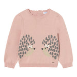 MAYORAL maglia girocollo tinta unita con ricami Rosa per Neonata 2322XX ROSA MAYORAL 
