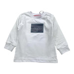 CESARE PACIOTTI shirt girocollo tinta unita con stampa Bianco per Neonato TSP5371B BIANCO CESARE PACIOTTI 