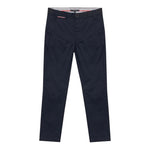 Tommy Hilfiger Pantalone tinta unita con Girovita Regolabile Blu per Bambino KB0KB08609T BLU TOMMY HILFIGER 