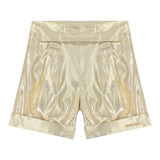 Karl Lagerfeld Short Tinta Unita con Zip per Bambina Z30522 ORO KARL LAGERFELD 