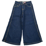 Vicolo Jeans Tinta Unita Modello Palazzo per Bambina 3141PDZ00117 BLU VICOLO 