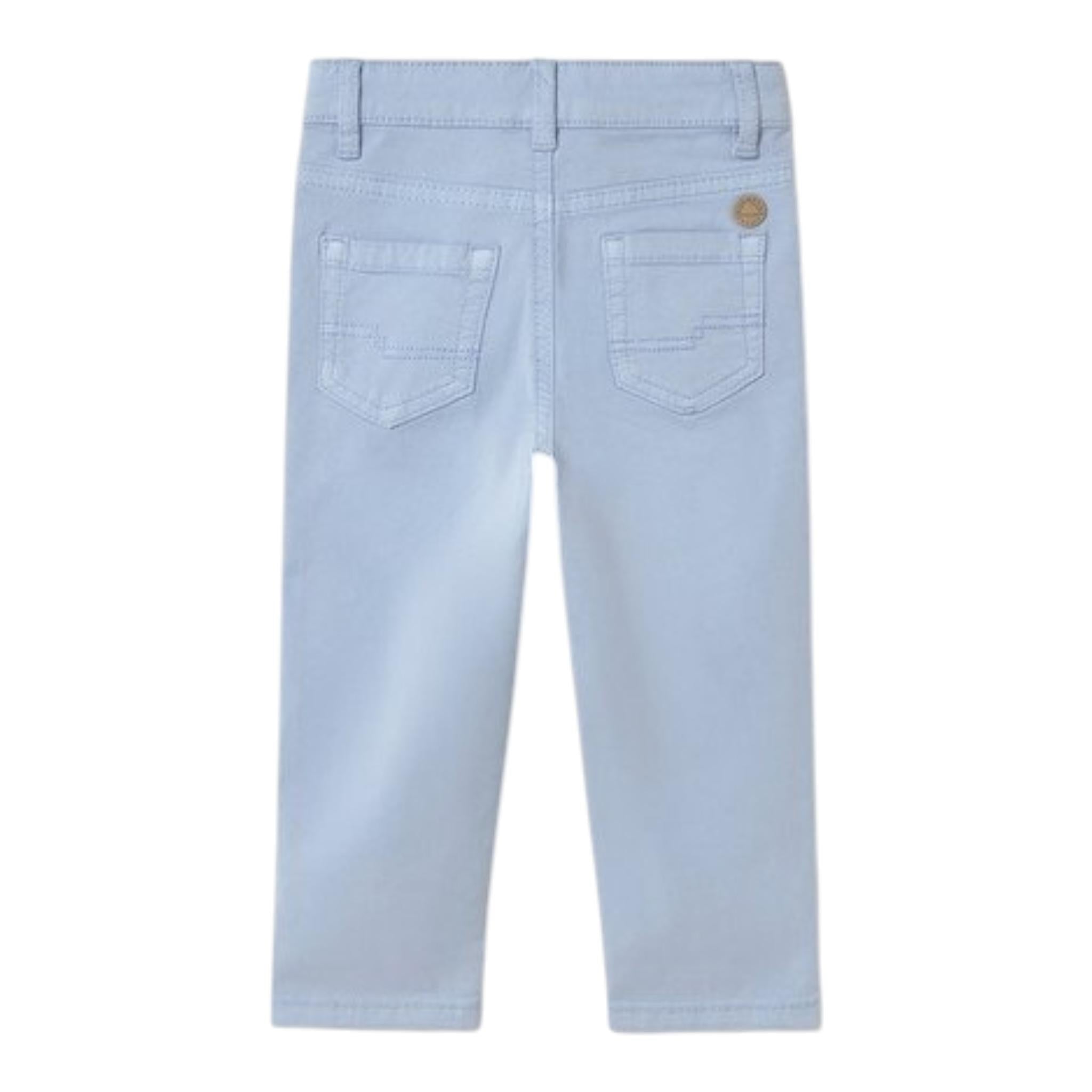 Mayoral Pantalone Tinta Unita con Girovita Regolabile per Neonato 506 AZZURRO MAYORAL 