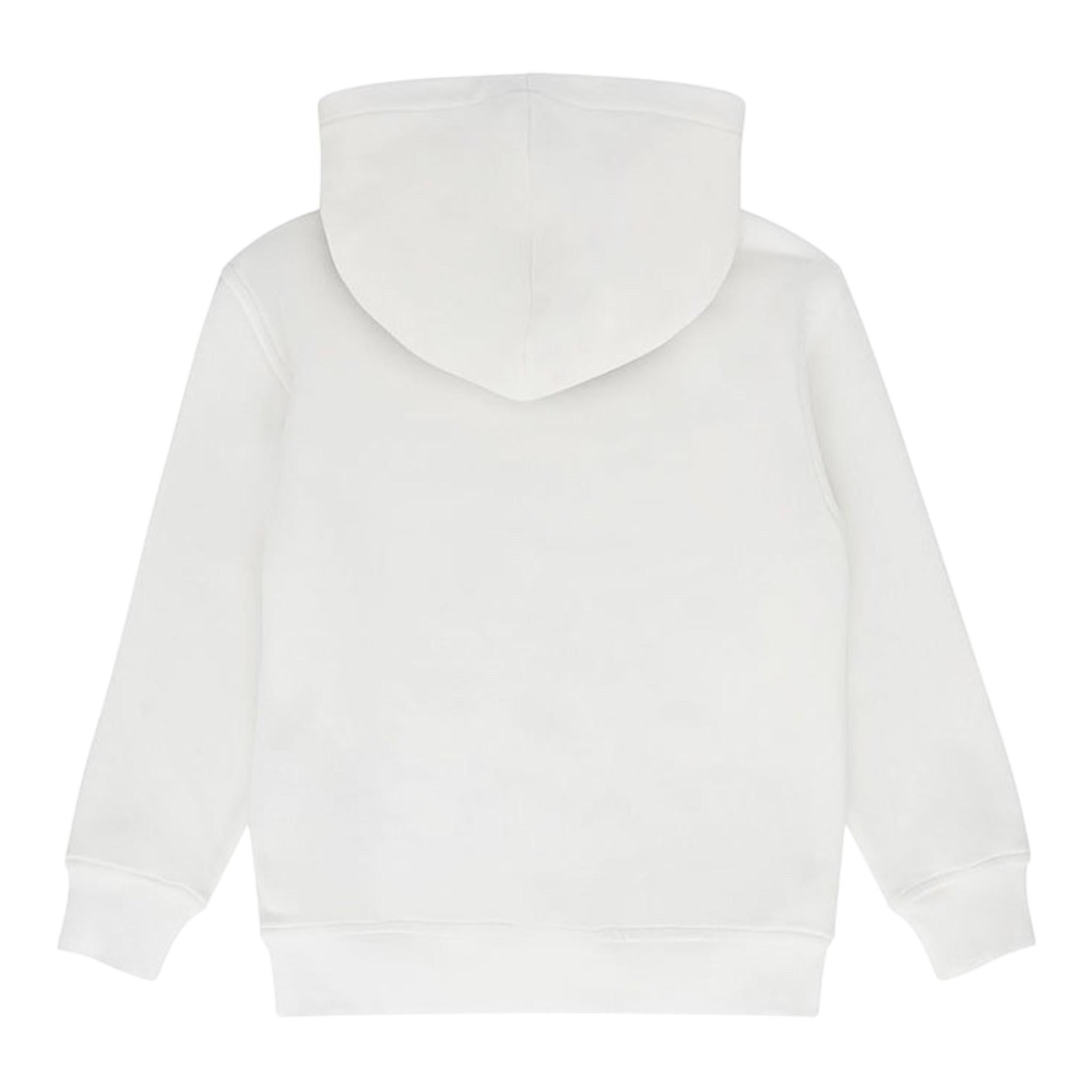 ICEBERG felpa chiusa con cappuccio tinta unita con stampa logo Bianco per Bambina MFICE5336J BIANCO ICEBERG 