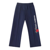 DOLCE & GABBANA pantalone modello tuta tinta unita con ricami Blu per Bambina L5JPB2 BLU DOLCE & GABBANA 