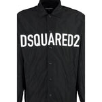 Dsquared2 Giubbino Tinta Unita con Bottoni per Bambino DQ2270 NERO DSQUARED2 